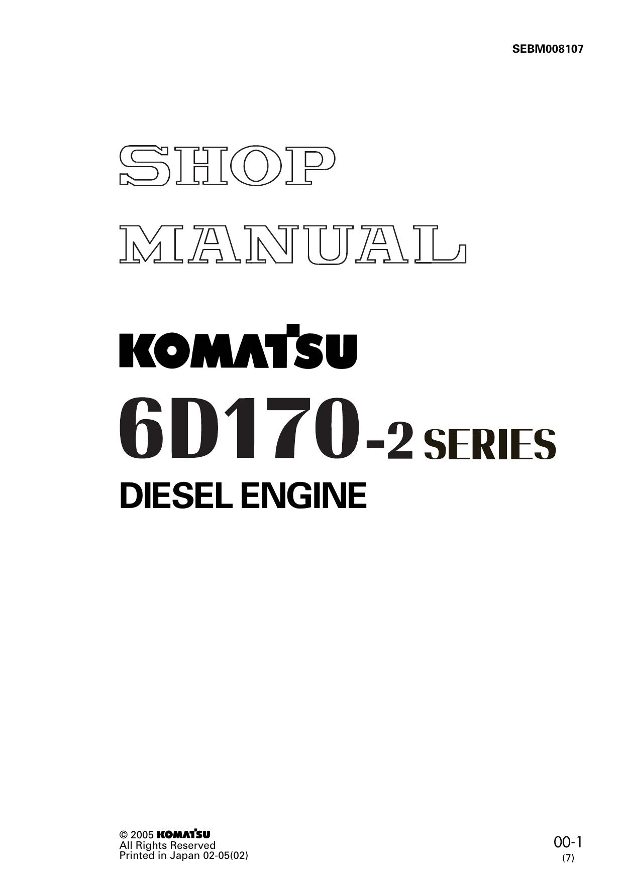 6D170-2 Shop Manual